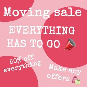 HEY MOVING SALE TAKE ADVANTAGE!!!!